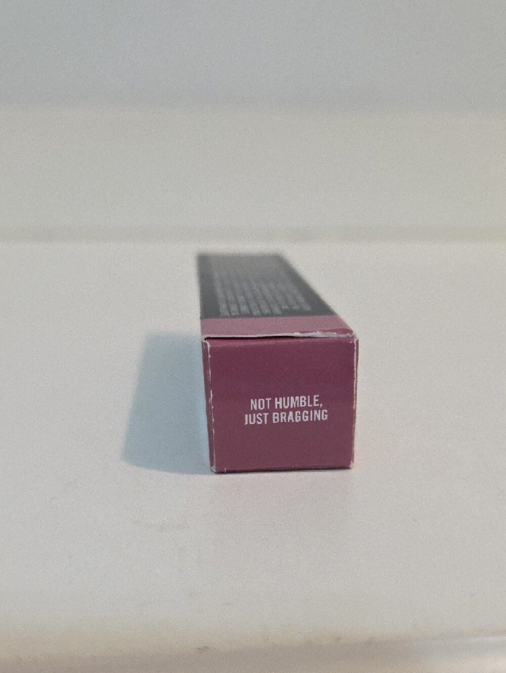 MAC Not Humble Just Bragging  Lustreglass Lipstick (Discontinued) NIB - Picture 2 of 8